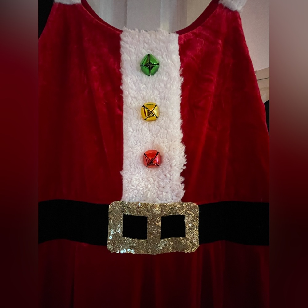 NWT Santa 🎅🏻 jumpsuit Christmas holiday party medium